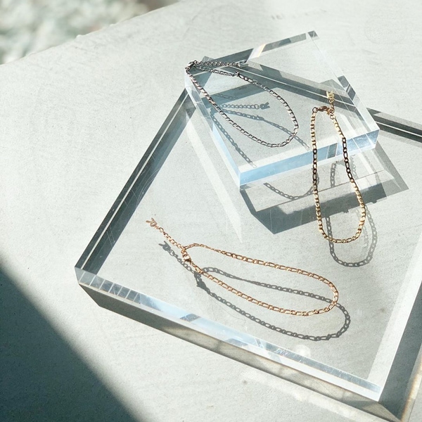 Simple chain anklet