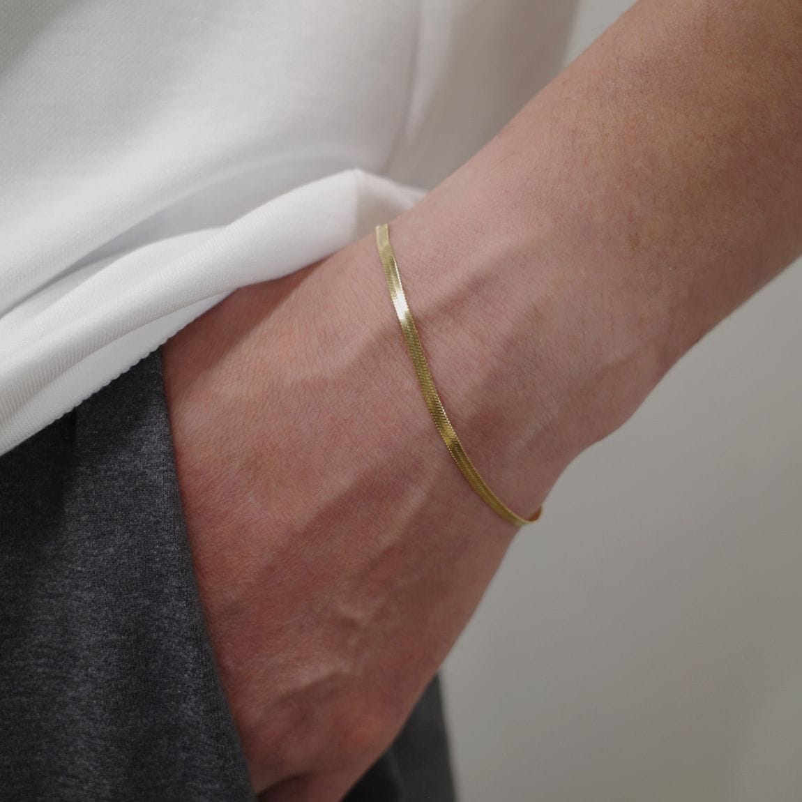 Snake chain bracelet
