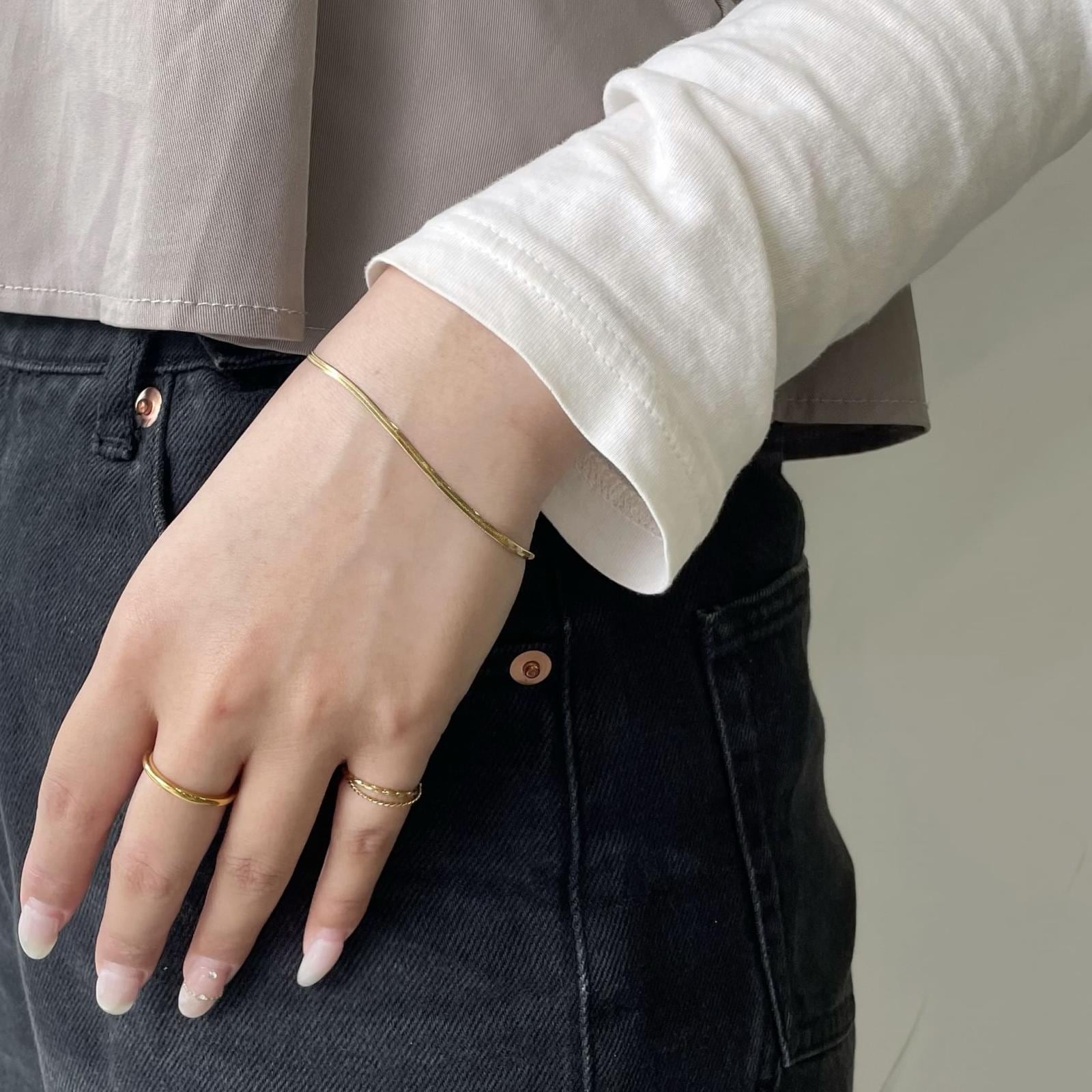 Snake chain bracelet S