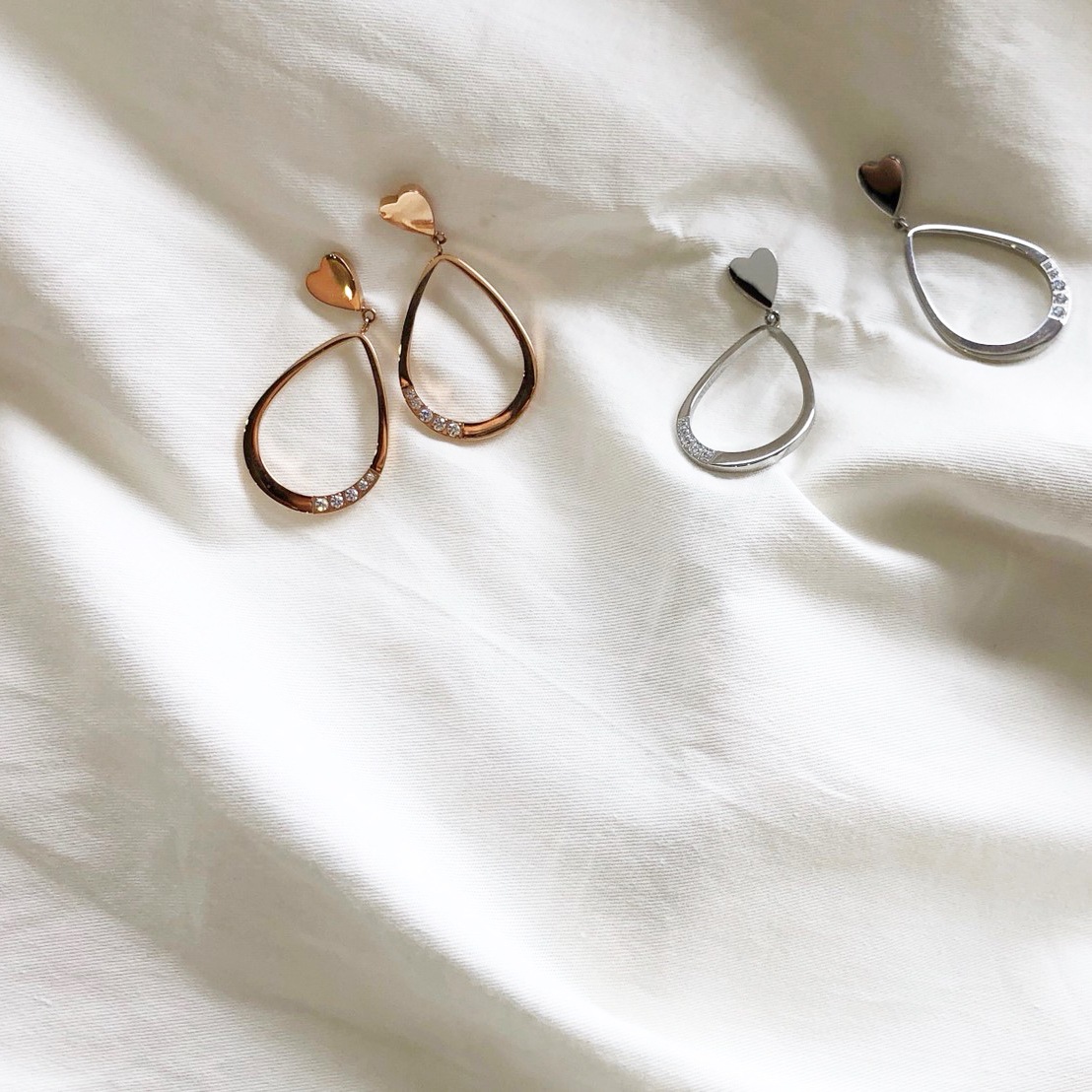 Heart drop pierce