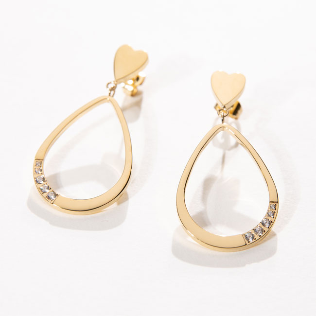 Heart drop pierce
