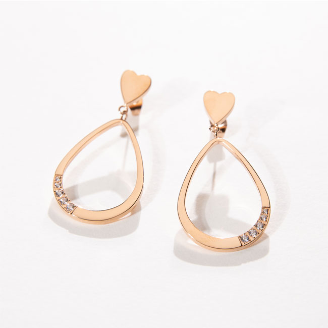 Heart drop pierce