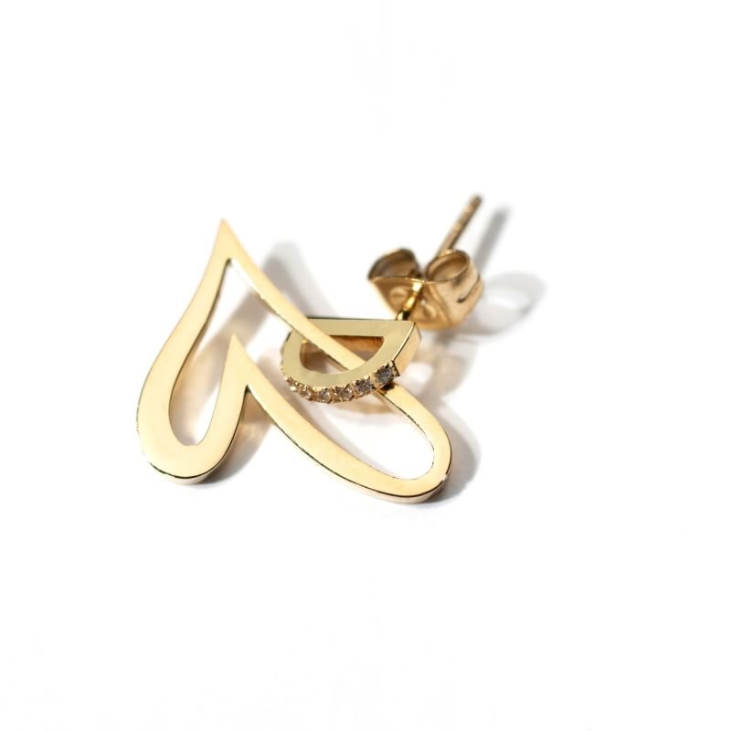 Shape heart pierce