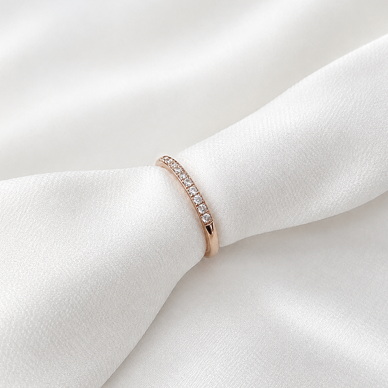 pure half eternity ring