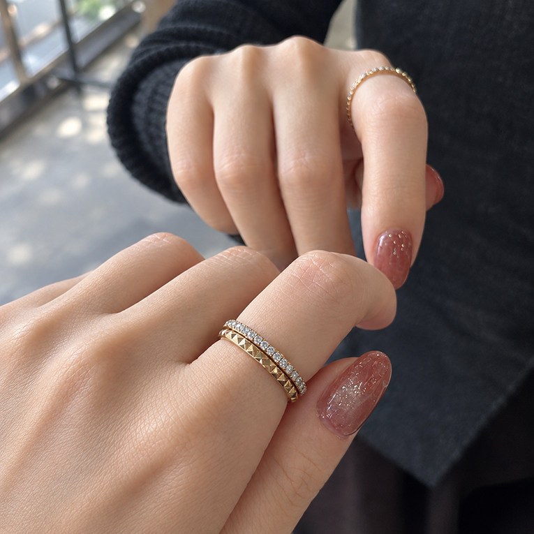 pure half eternity ring