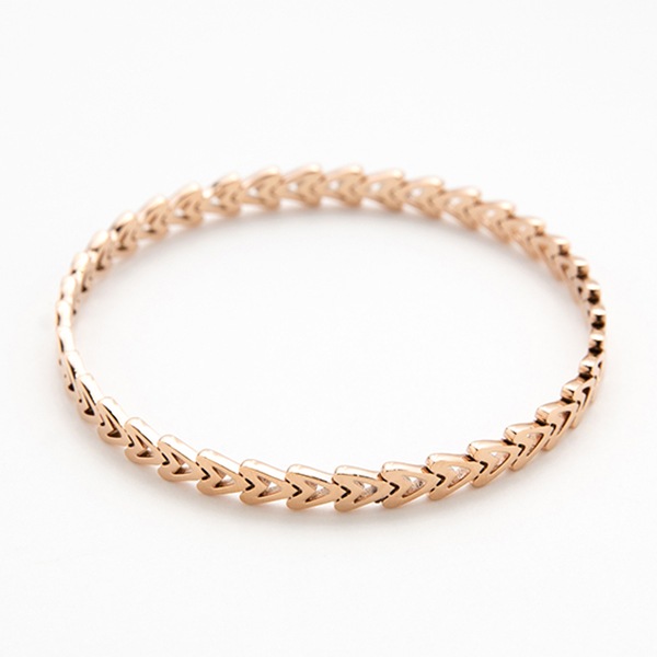 Eternity heart bangle
