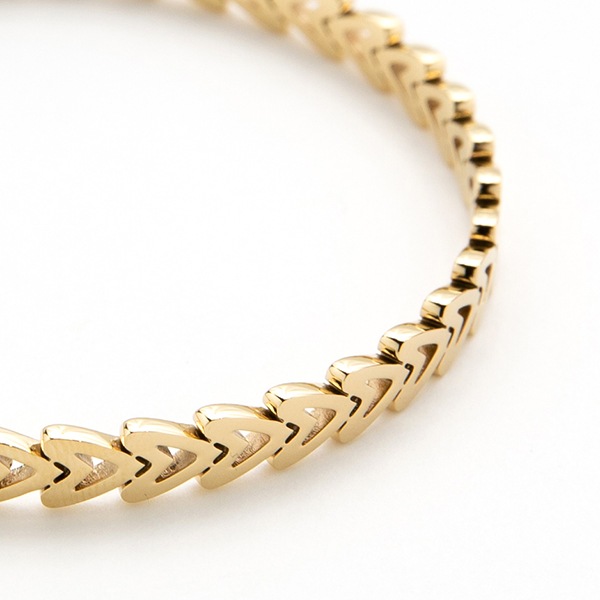 Eternity heart bangle