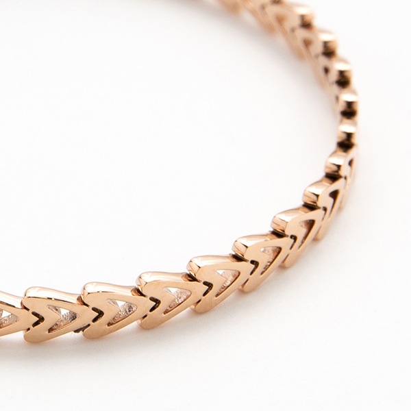 Eternity heart bangle