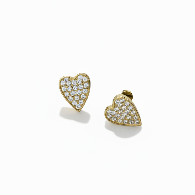 sw heart stud pierce
