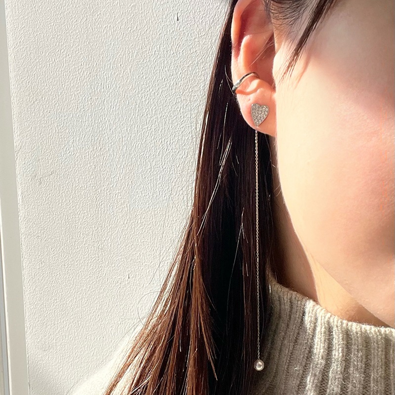 sw heart stud pierce