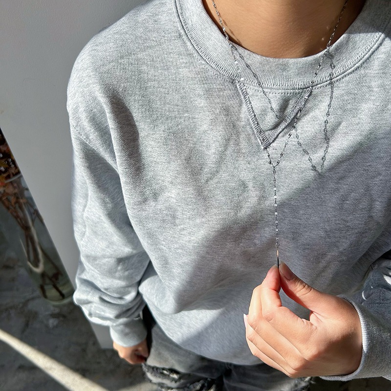 Long flower chain necklace