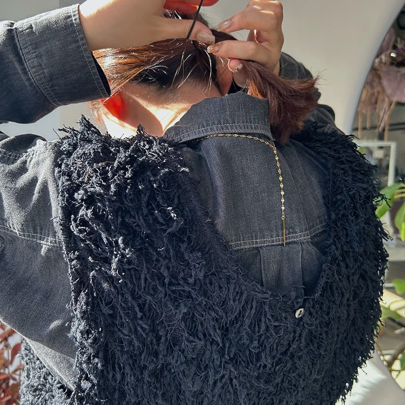 Long flower chain necklace