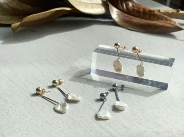 stick pearl pierce / earring