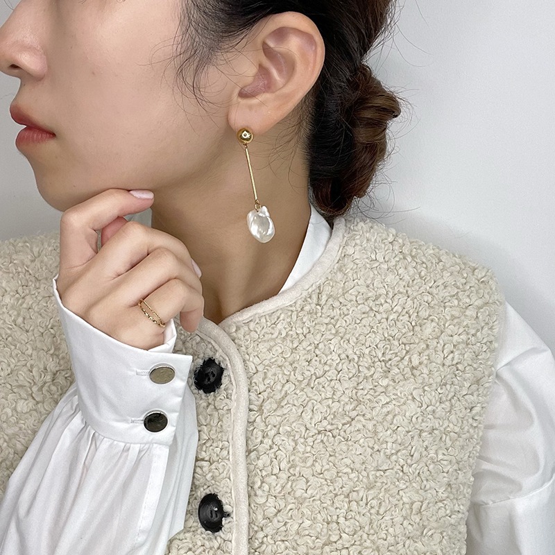 stick pearl pierce / earring