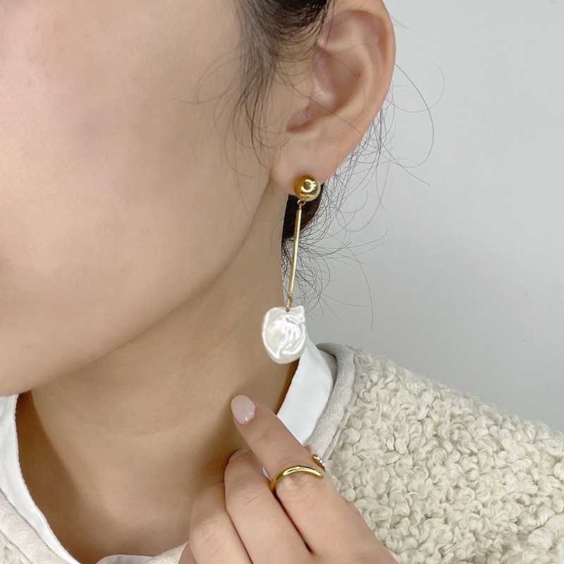 stick pearl pierce / earring
