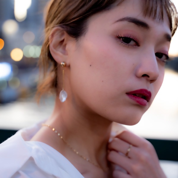 stick pearl pierce / earring