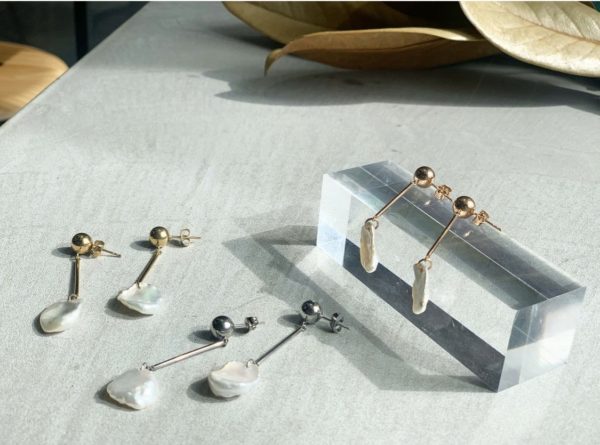 stick pearl pierce / earring