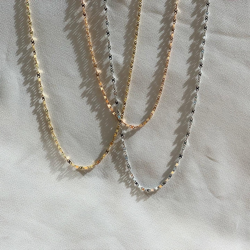 Flower chain necklace