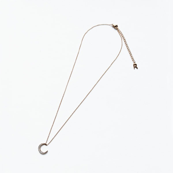 sw moon motif necklace