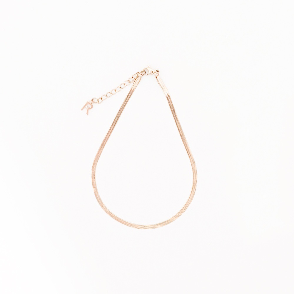 Snake chain anklet