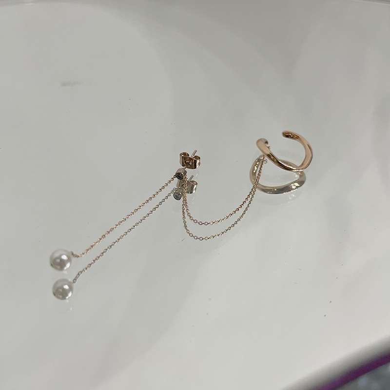 one by one chain earcuff pierce