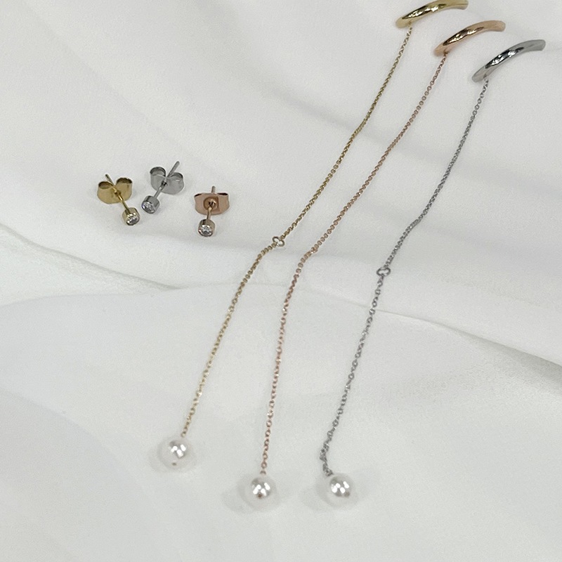 one by one chain earcuff pierce