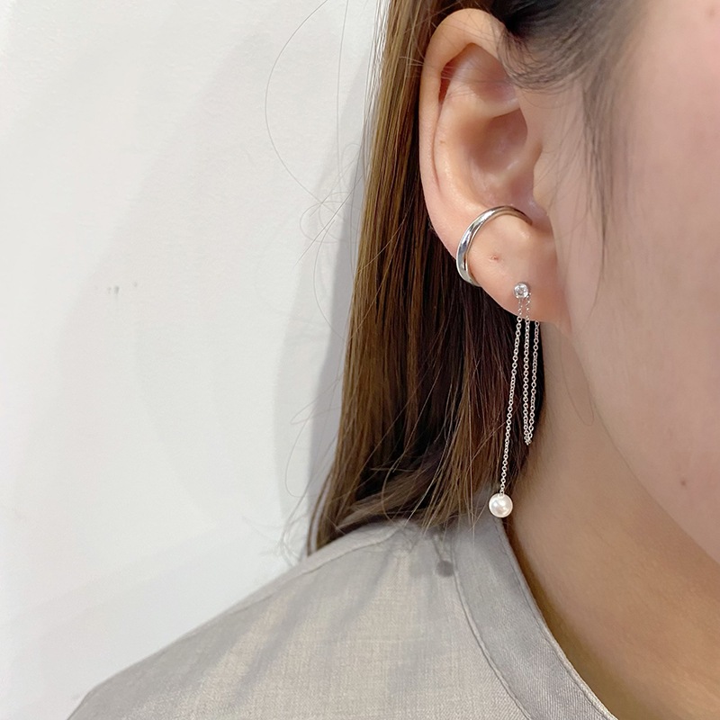 one by one chain earcuff pierce