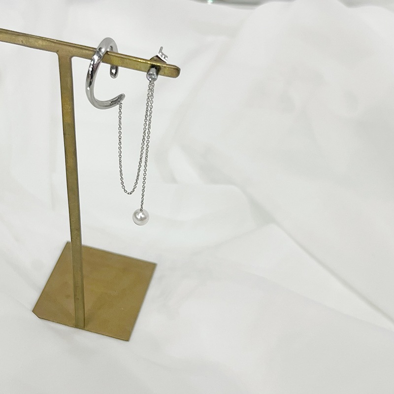 one by one chain earcuff pierce