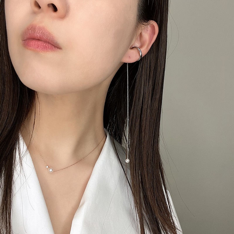 one by one chain earcuff pierce
