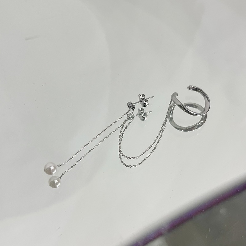 one by one chain earcuff pierce