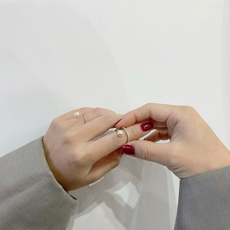 sw twist pearl ring
