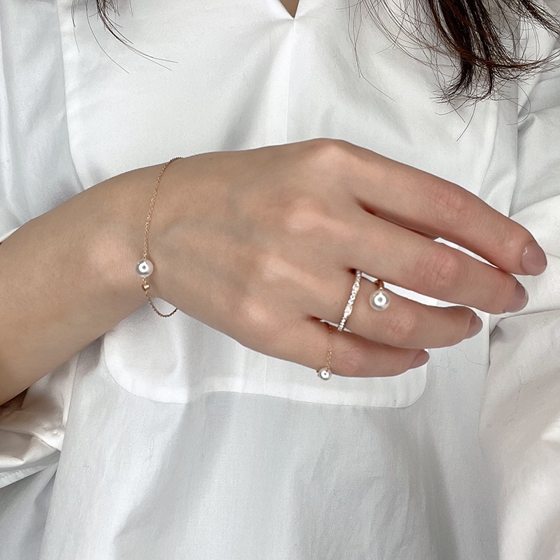 sw twist pearl ring