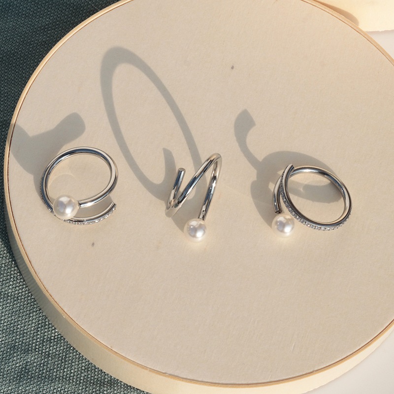 sw twist pearl ring