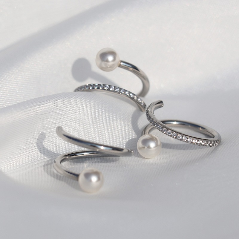 sw twist pearl ring