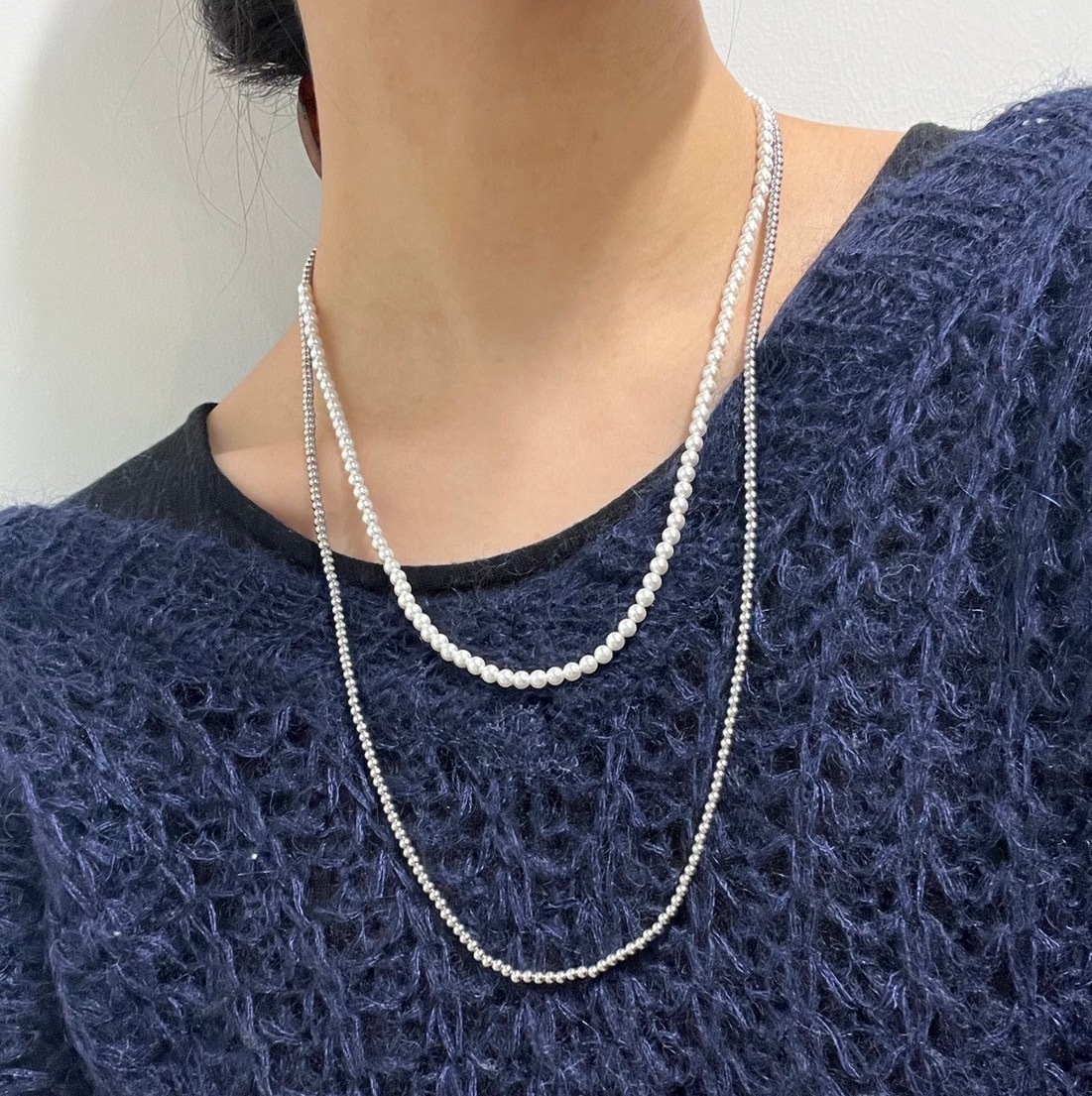 many way pearlbeads long necklace