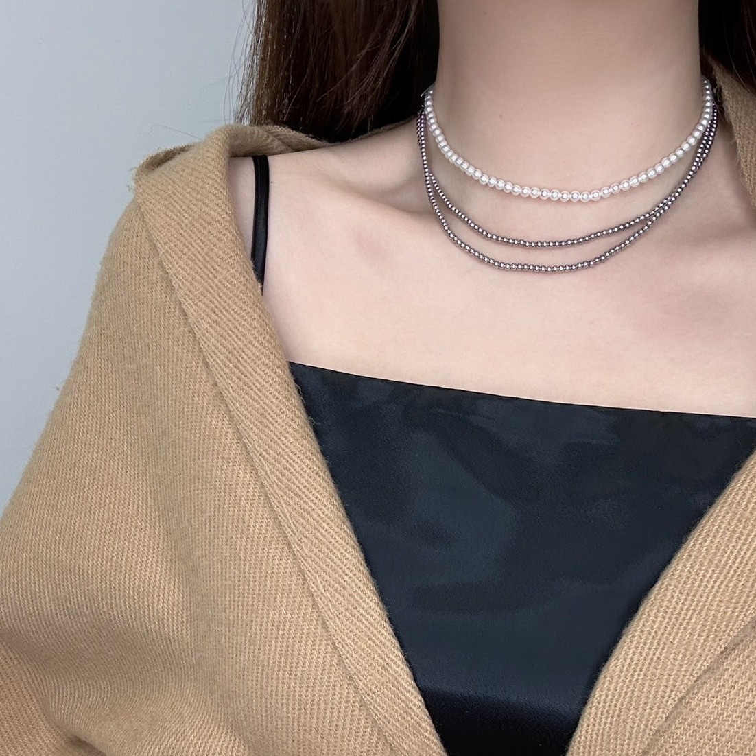 many way pearlbeads long necklace