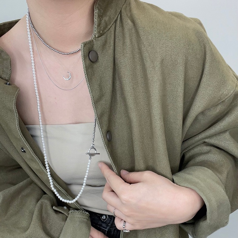 many way pearlbeads long necklace