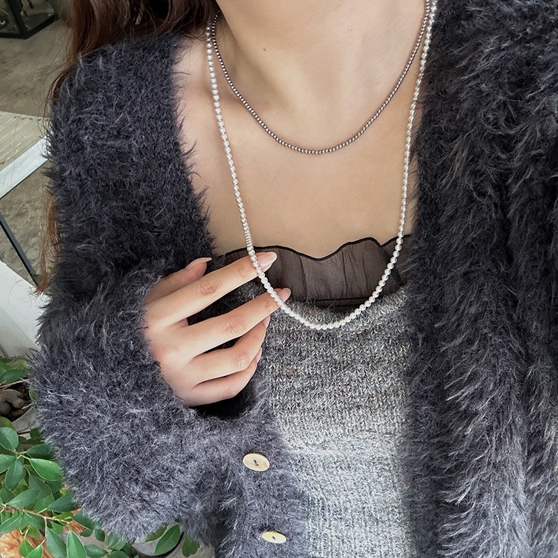 many way pearlbeads long necklace