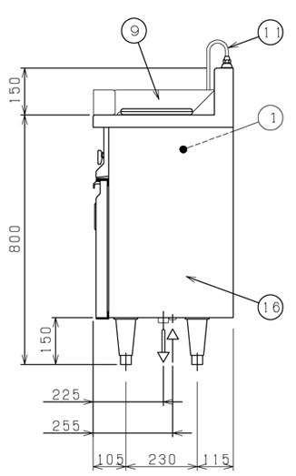 ���ʡ��ޥ를���ŵ�����͵���MREY-04���ָ�450��450��800mm������̵���ʲ��졦�̳�ƻ������Υ�������ˡ��־��Ϥ����������������ӡ��᡼�����ݾڣ�ǯ