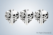 COSMO DARTS(�����������) [�ե饤��] Fit Flight(�ե��åȥե饤��) Printed Series(�ץ��ƥåɥ��꡼��) / Skull(������) - �ʥ����� �����������