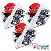 COSMO DARTS() [ե饤] Fit Flight(եåȥե饤) Printed Series (ץƥåɥ꡼) SAMURAI(饤) -     ۥ磻