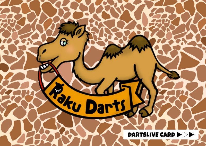 Raku Darts(ラクダーツ) [雑貨] オリジナル ダーツライブ用カード