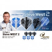 COSMO DARTS(�����������) [�ե饤��] Fit Flight(�ե��åȥե饤��)��Steve West(���ƥ����� ��������) Ver.2 - �ۥ磻�� ��������