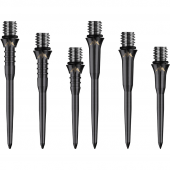 MISSION DARTS(ߥå) [С] Titan Pro Conversion Dart Points Grooved / Smooth(ץ Сݥ 롼/ࡼ) - Black(֥å)