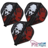 COSMO DARTS(�����������) [�ե饤��] Fit Flight (�ե��åȥե饤��) Printed Series(�ץ��ƥåɥ��꡼��) / Evil B - D�֥�å� �����������/��������