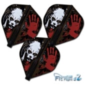 COSMO DARTS(�����������) [�ե饤��] Fit Flight AIR(�ե��åȥե饤�ȥ�����) Printed Series(�ץ��ƥåɥ��꡼��) / Evil B - D�֥�å� �����������/��������