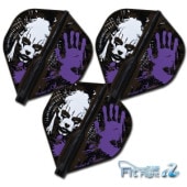 COSMO DARTS(�����������) [�ե饤��] Fit Flight AIR(�ե��åȥե饤�ȥ�����) Printed Series(�ץ��ƥåɥ��꡼��) / Evil C - D�֥�å� �����������/��������