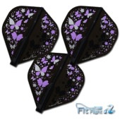 COSMO DARTS(�����������) [�ե饤��] Fit Flight AIR (�ե��åȥե饤�ȥ�����) Printed Series(�ץ��ƥåɥ��꡼��) / Butterfly(�Х��ե饤) - D�֥�å� �����������/��������
