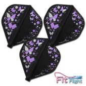 COSMO DARTS(�����������) [�ե饤��] Fit Flight (�ե��åȥե饤��) Printed Series(�ץ��ƥåɥ��꡼��) / Butterfly(�Х��ե饤) - D�֥�å� �����������/��������