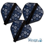 COSMO DARTS(�����������) [�ե饤��] Fit Flight/AIR(�ե��åȥե饤�� ������) Printed Series(�ץ��ƥåɥ��꡼��) Cosmo Tile(�����⥿����) - �����������/�������� D�֥�å�